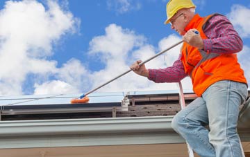 Lyne soft wash roof cleaning